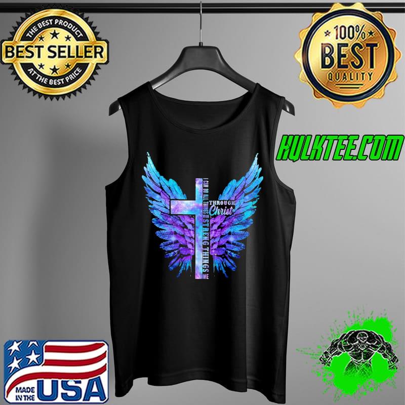 I can do all things who streng things me through christ angel s Tank Top I can do all things who streng things me through christ angel s Tank Top