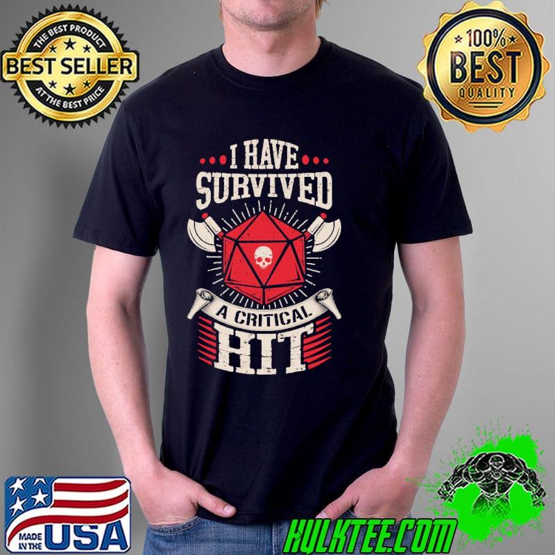 I Have Survived A Critical Hut Skull Shirt