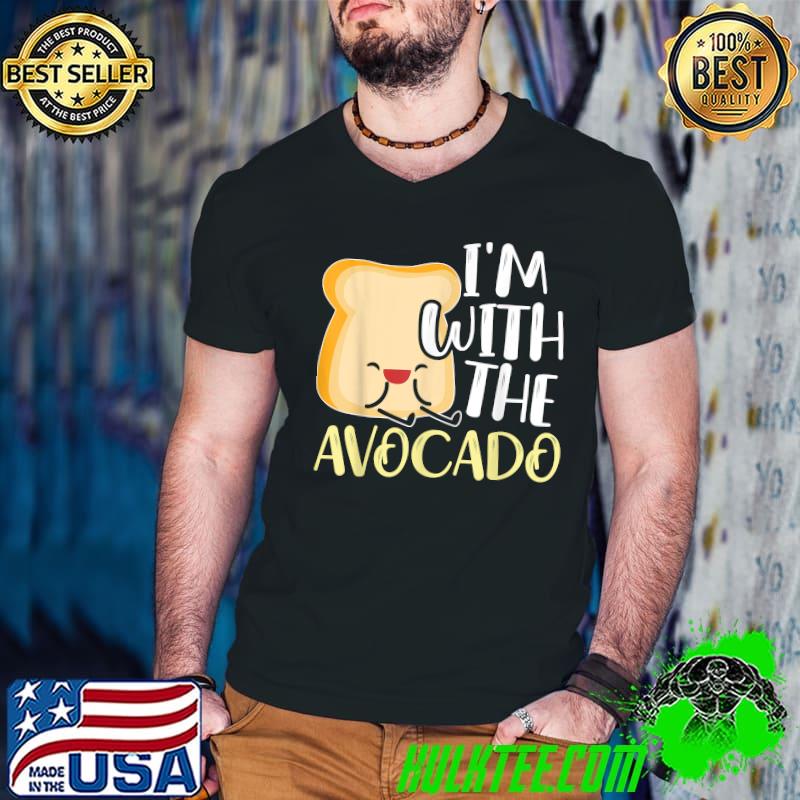 Im With The Avocado Toast Halloween Costume Holy Guacamole T-Shirt Guys V Neck Im With The Avocado Toast Halloween Costume Holy Guacamole T-Shirt Guys V Neck
