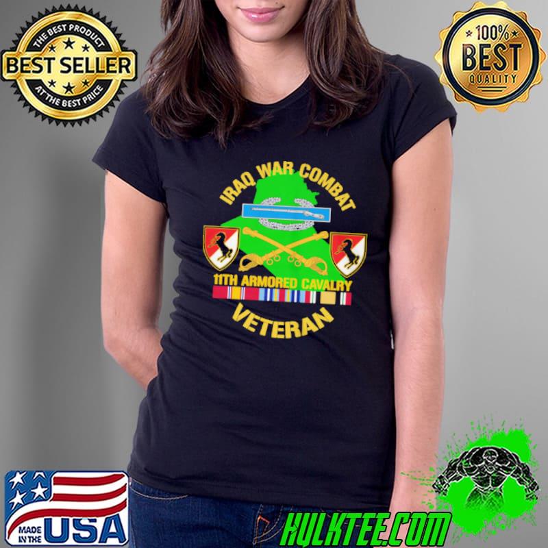 Iraq War Combat 11th Armored Cavalry Veteran s Ladies Tee Iraq War Combat 11th Armored Cavalry Veteran s Ladies Tee