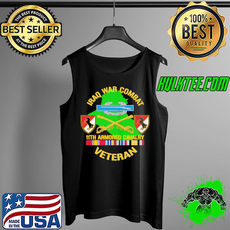 Iraq War Combat 11th Armored Cavalry Veteran s Tank Top Iraq War Combat 11th Armored Cavalry Veteran s Tank Top