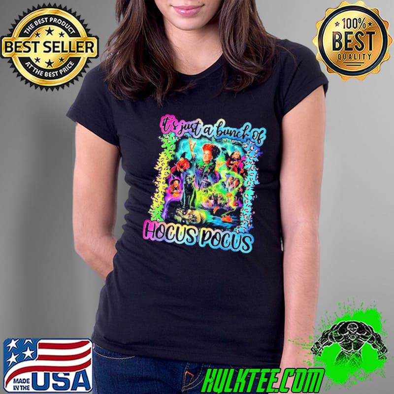 It's just a bunch of Hocus Pocus Leopard Witch Halloween shirt