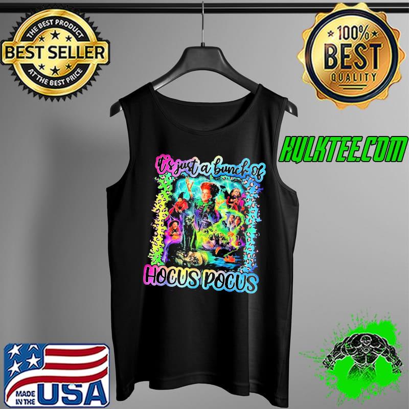 It's just a bunch of Hocus Pocus Leopard Witch Halloween s Tank Top It's just a bunch of Hocus Pocus Leopard Witch Halloween s Tank Top