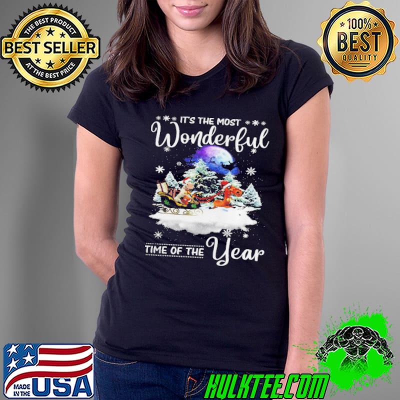 It’s The Most Wonderful Time Of The Year Horse Christmas Shirt Ladies Tee It’s The Most Wonderful Time Of The Year Horse Christmas Shirt Ladies Tee
