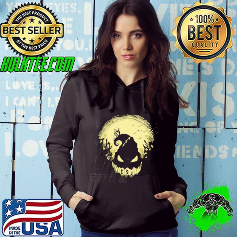 Jack skellington Head scary nightmare halloween shirt