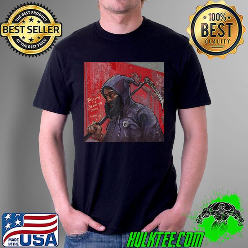 James Harden Death NBA Nets Basketball Shirt Unisex James Harden Death NBA Nets Basketball Shirt Unisex