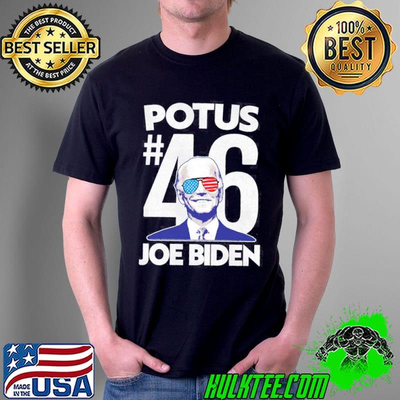 Joe Biden potus 46 american flag shirt