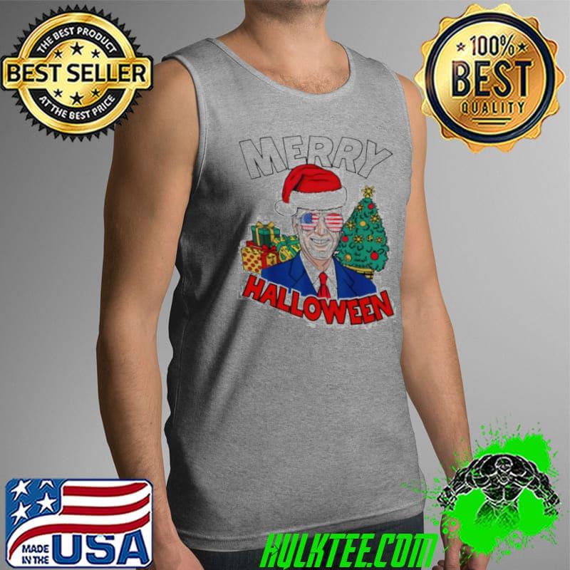 Joe Biden Wear Sunglasses American Flag Christmas merry Halloween s Tank Top Joe Biden Wear Sunglasses American Flag Christmas merry Halloween s Tank Top