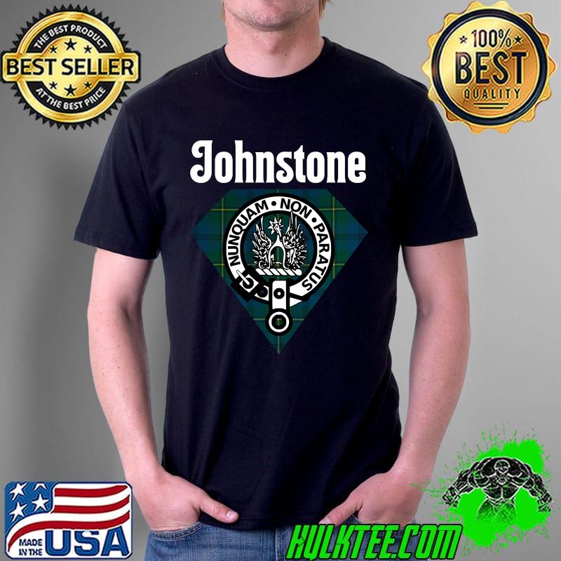 Johnstone Clan Scottish Name Coat Of Arms Tartan T-s Unisex Johnstone Clan Scottish Name Coat Of Arms Tartan T-s Unisex