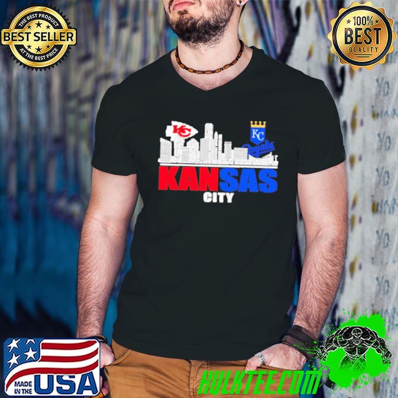 Kansas City Chiefs and Kansas City Royals Football Kansas City s Guys V Neck Kansas City Chiefs and Kansas City Royals Football Kansas City s Guys V Neck