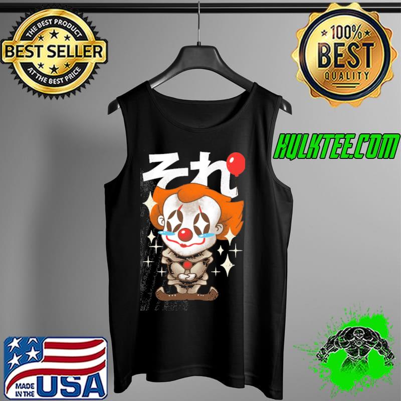 Kawaii clown cute horror movie character halloween s Tank Top Kawaii clown cute horror movie character halloween s Tank Top