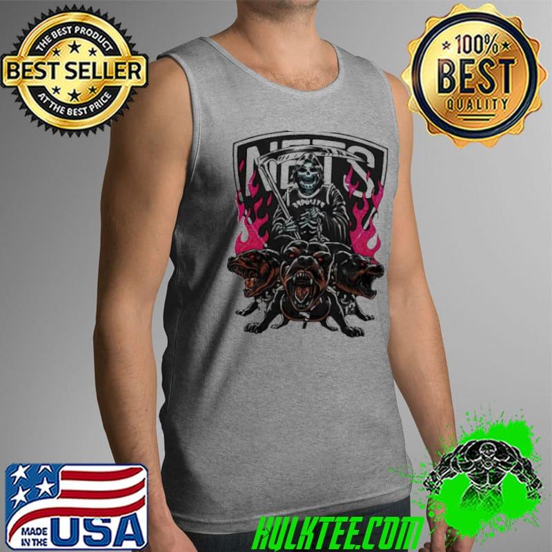 Kevin Durant Dead Ride Cerberus Brooklyn Nets Bulldog Skull Shirt Tank Top Kevin Durant Dead Ride Cerberus Brooklyn Nets Bulldog Skull Shirt Tank Top