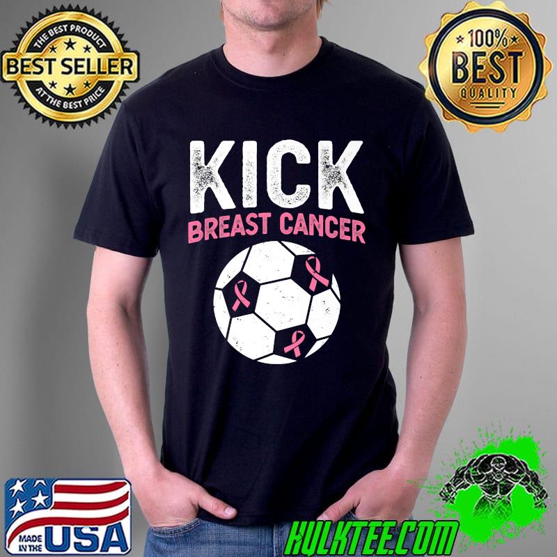 Kick Breast Cancer Awareness Soccer Pink Ribbon Supporters Premium T-Shirt Unisex Kick Breast Cancer Awareness Soccer Pink Ribbon Supporters Premium T-Shirt Unisex
