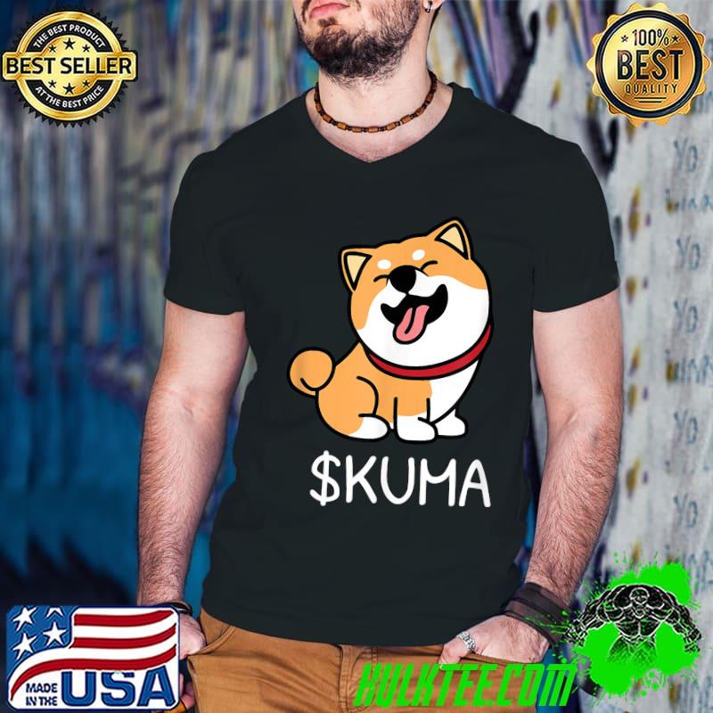 Kuma Inu Token Inu Coin Crypto Meme Hodler T-Shirt