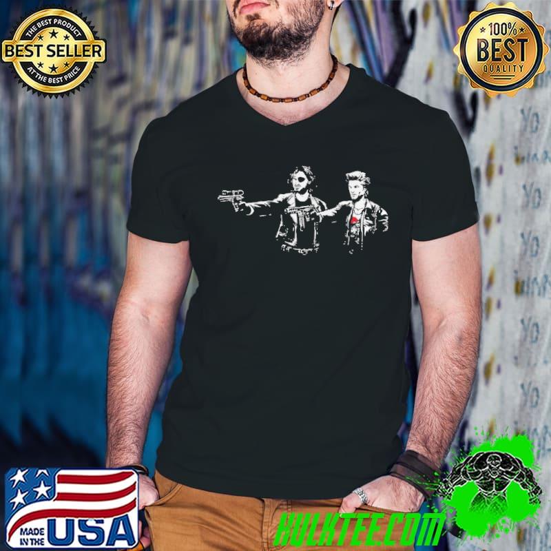 Kurt Fiction Snake Plissken and Jack Burton shirt
