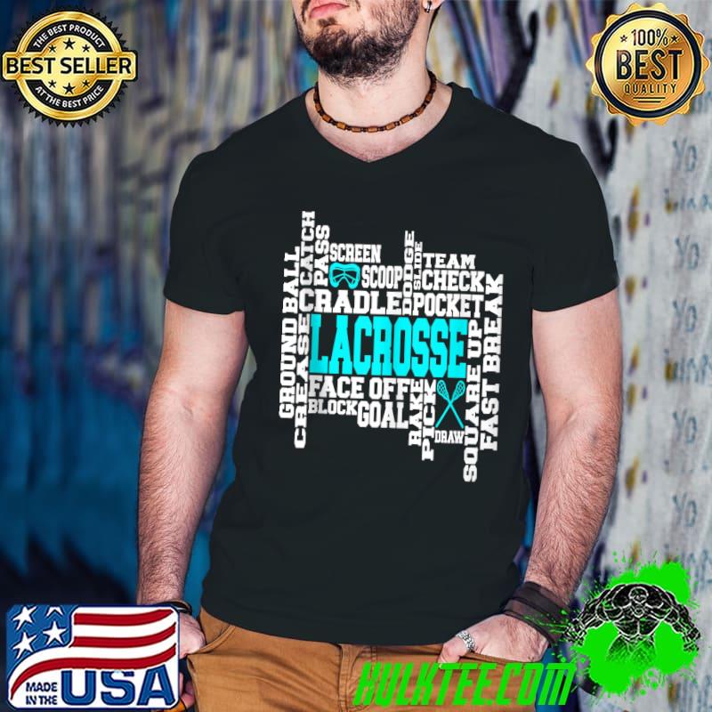 Lacrosse Gift Decor Print Theme Appreciation Black T-s Guys V Neck Lacrosse Gift Decor Print Theme Appreciation Black T-s Guys V Neck