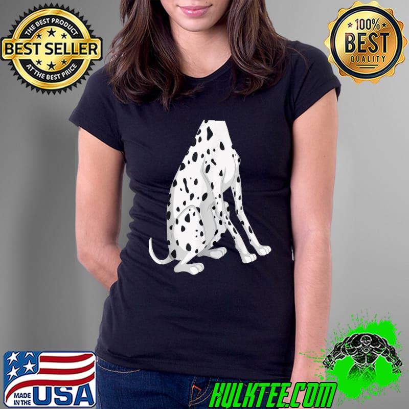 Lazy Halloween costume funny Pretend I'm A Dalmatian T-Shirt Ladies Tee Lazy Halloween costume funny Pretend I'm A Dalmatian T-Shirt Ladies Tee