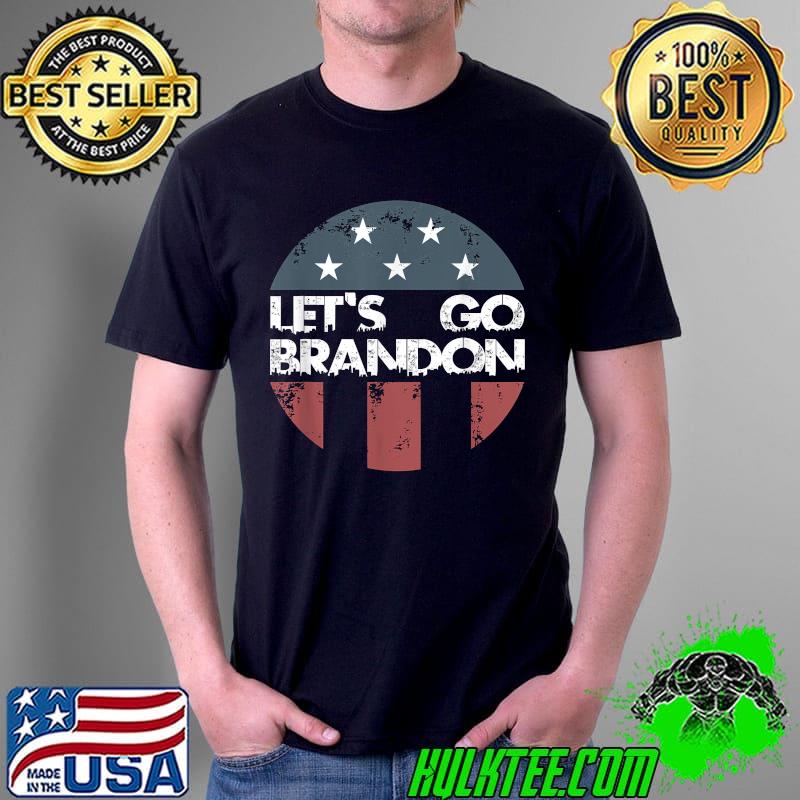 Let's Go Brandon City Skyline US Flag Funny NY LA Gift Idea T-Shirt Unisex Let's Go Brandon City Skyline US Flag Funny NY LA Gift Idea T-Shirt Unisex