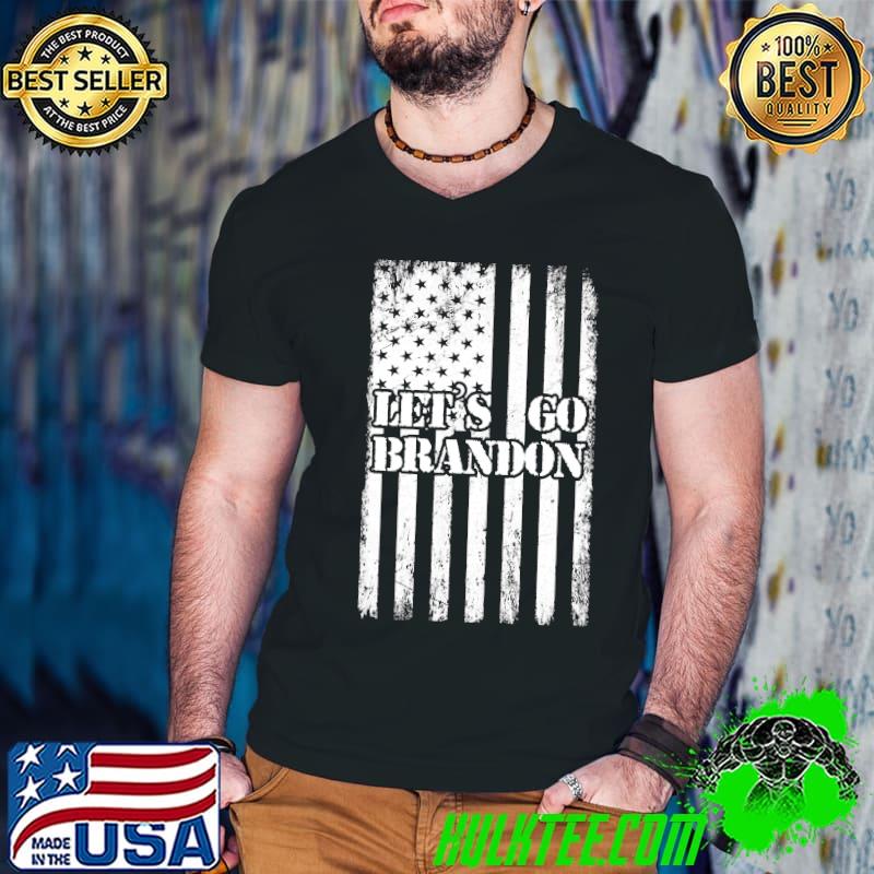 Let's Go Brandon Conservative US Flag T-shirt