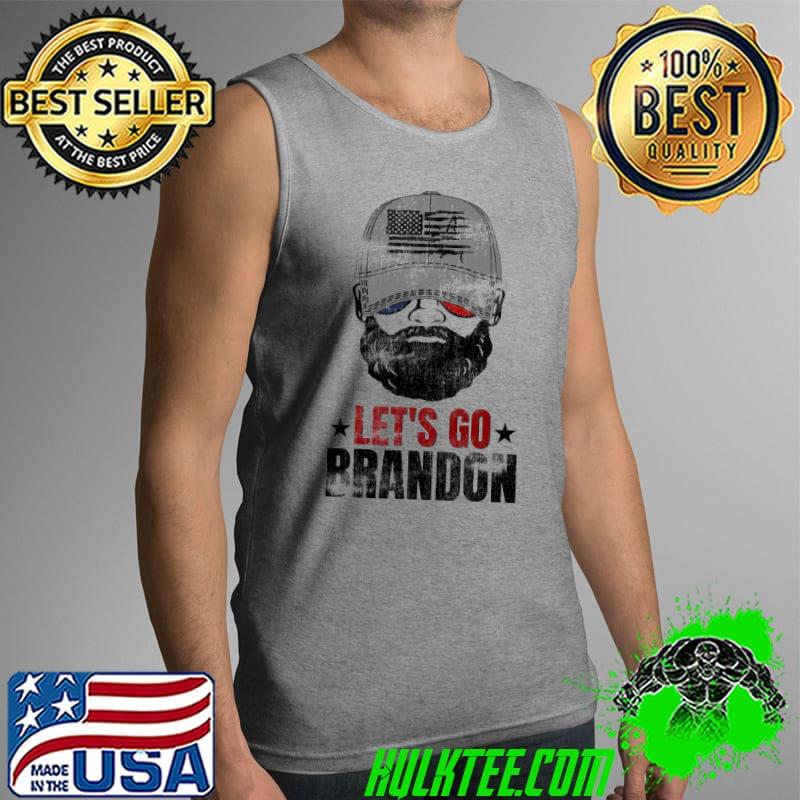 Let’s Go Brandon Patriotic Bearded Man s Tank Top Let’s Go Brandon Patriotic Bearded Man s Tank Top