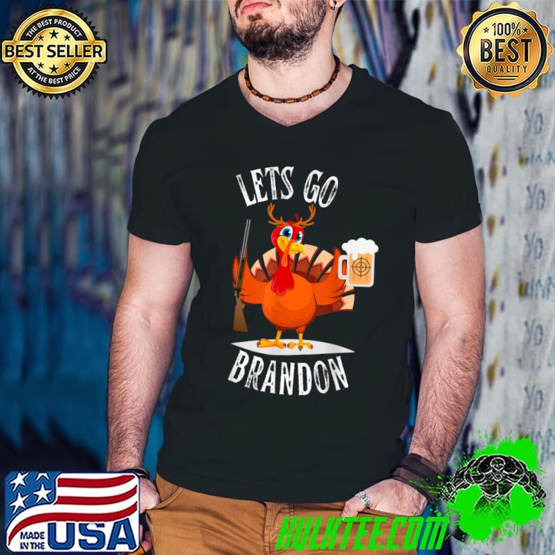 Lets Go Brandon Thanksgiving Turkey T-Shirt