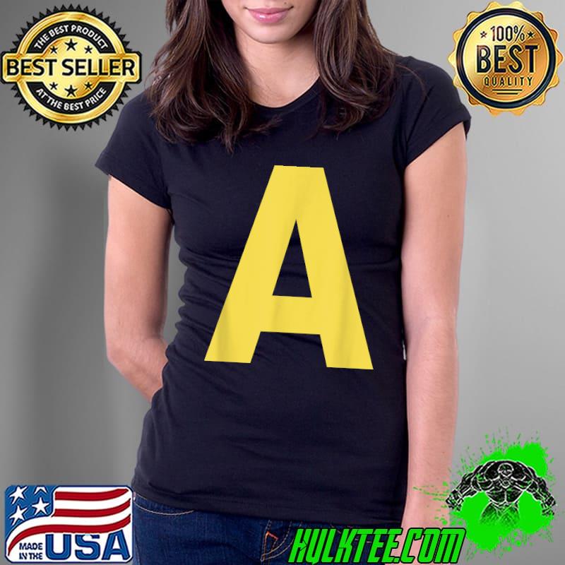 Letter A Funny Chipmunk Group Matching Halloween Costume T-Shirt Ladies Tee Letter A Funny Chipmunk Group Matching Halloween Costume T-Shirt Ladies Tee