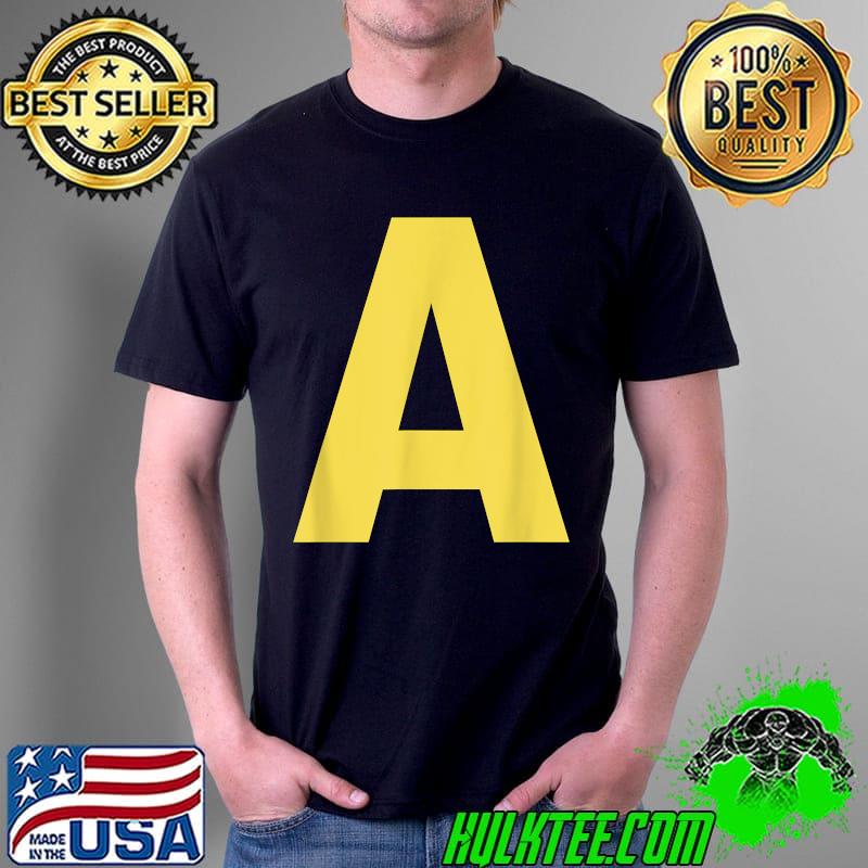 Letter A Funny Chipmunk Group Matching Halloween Costume T-Shirt Unisex Letter A Funny Chipmunk Group Matching Halloween Costume T-Shirt Unisex