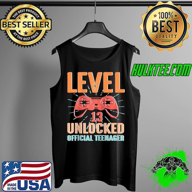 Level 13 unlocked official teenager Celebrate That You Are Raglan Baseball T-s Tank Top Level 13 unlocked official teenager Celebrate That You Are Raglan Baseball T-s Tank Top