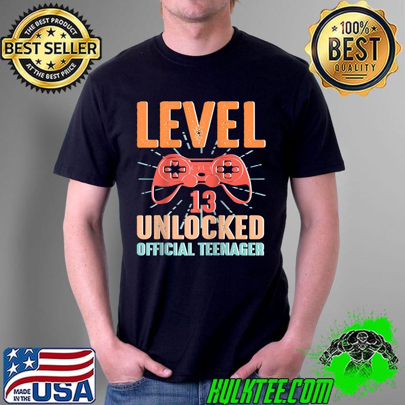 Level 13 unlocked official teenager Celebrate That You Are Raglan Baseball T-s Unisex Level 13 unlocked official teenager Celebrate That You Are Raglan Baseball T-s Unisex