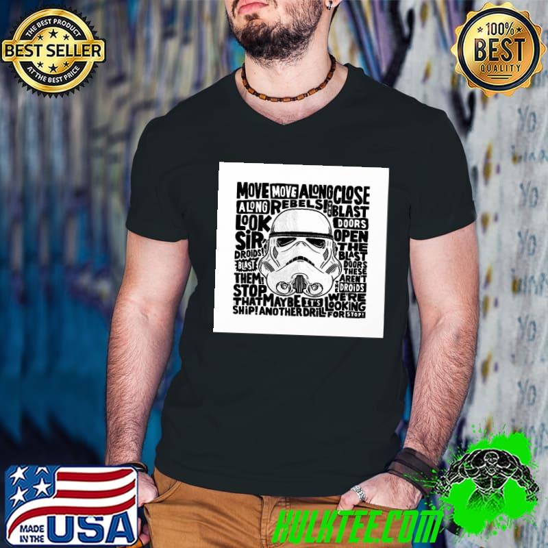 Look Sir, Droids! - Stormtrooper by Matthew Taylor Wilson Framed Shirt Guys V Neck Look Sir, Droids! - Stormtrooper by Matthew Taylor Wilson Framed Shirt Guys V Neck