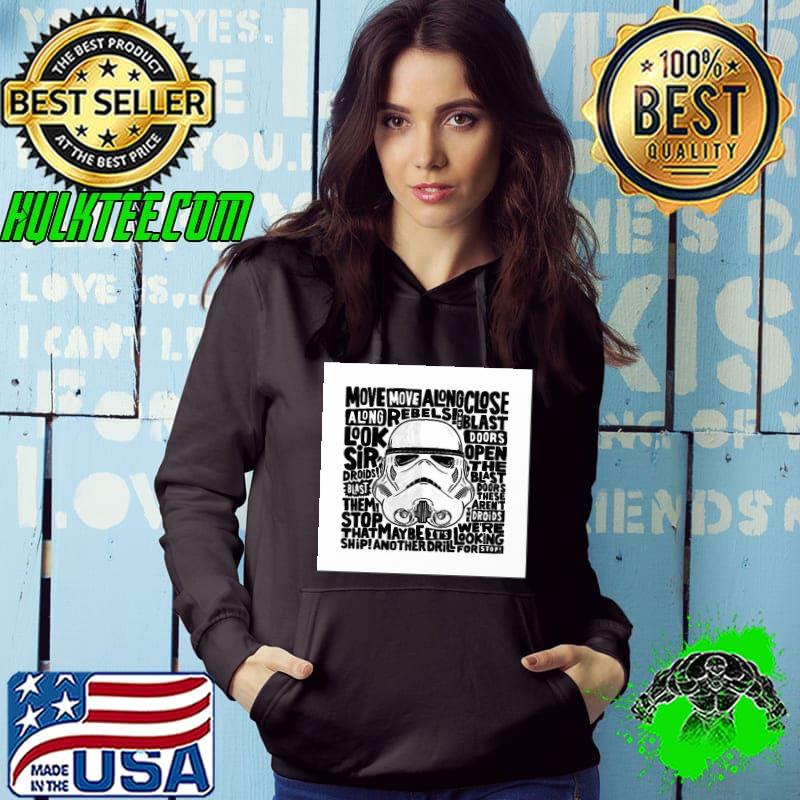Look Sir, Droids! - Stormtrooper by Matthew Taylor Wilson Framed Shirt Look Sir, Droids! - Stormtrooper by Matthew Taylor Wilson Framed Shirt