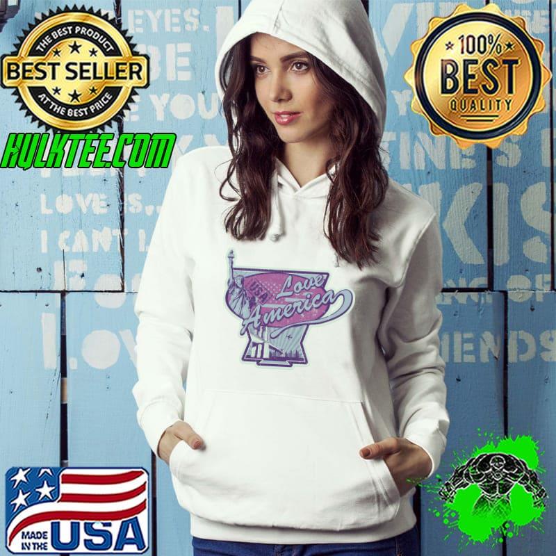Love American USA Statue Of Liberty Shirt