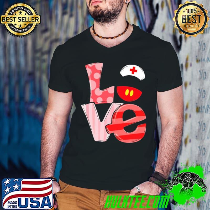 Love CNA Mickey Nurse Shirt