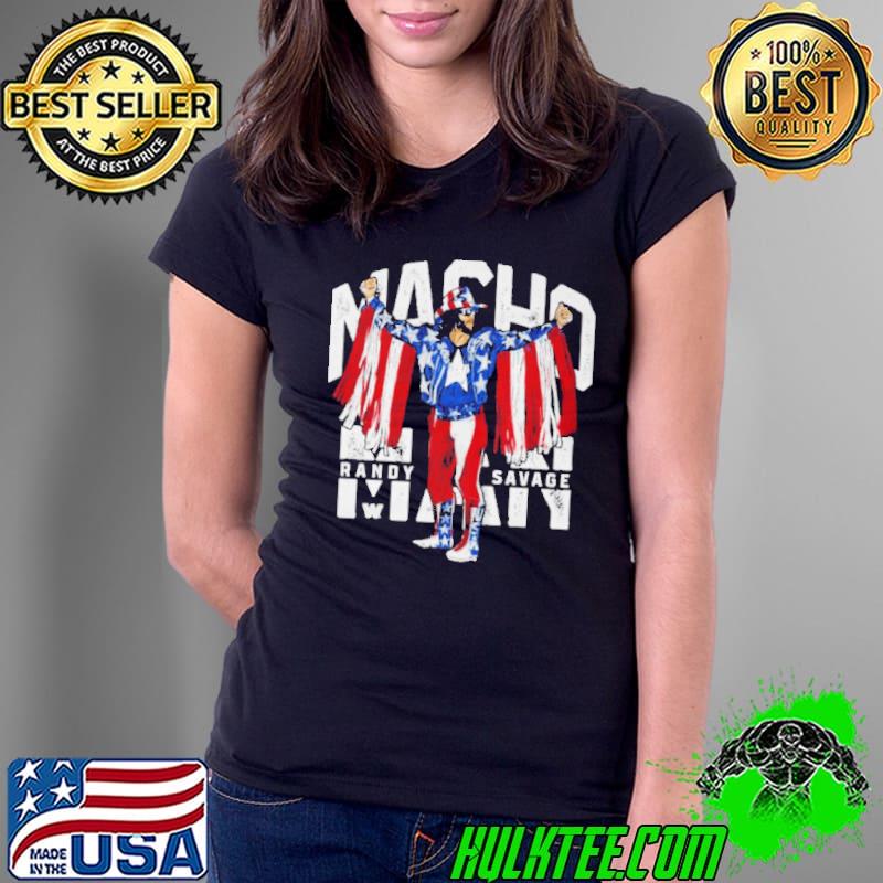 Macho man stars and stripes american flag shirt