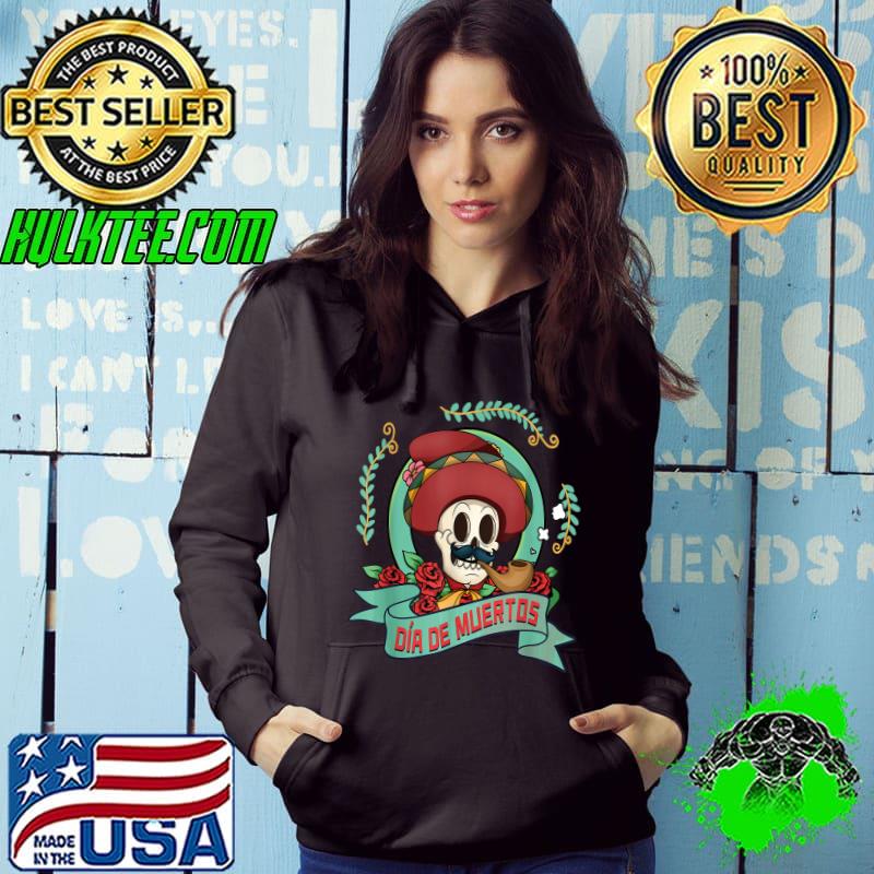 Mariachi Sugar Skull Dia De Los Muertos Mexican Day Of Dead T-Shirt