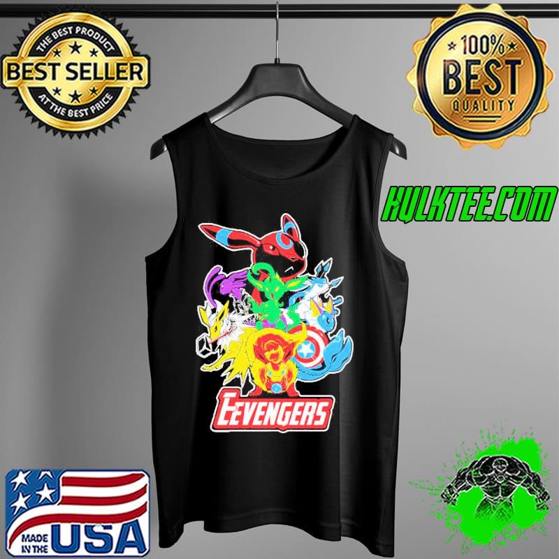 Marvel Pokemon Evolutions Nick Fursona Revengers Shirt Tank Top Marvel Pokemon Evolutions Nick Fursona Revengers Shirt Tank Top
