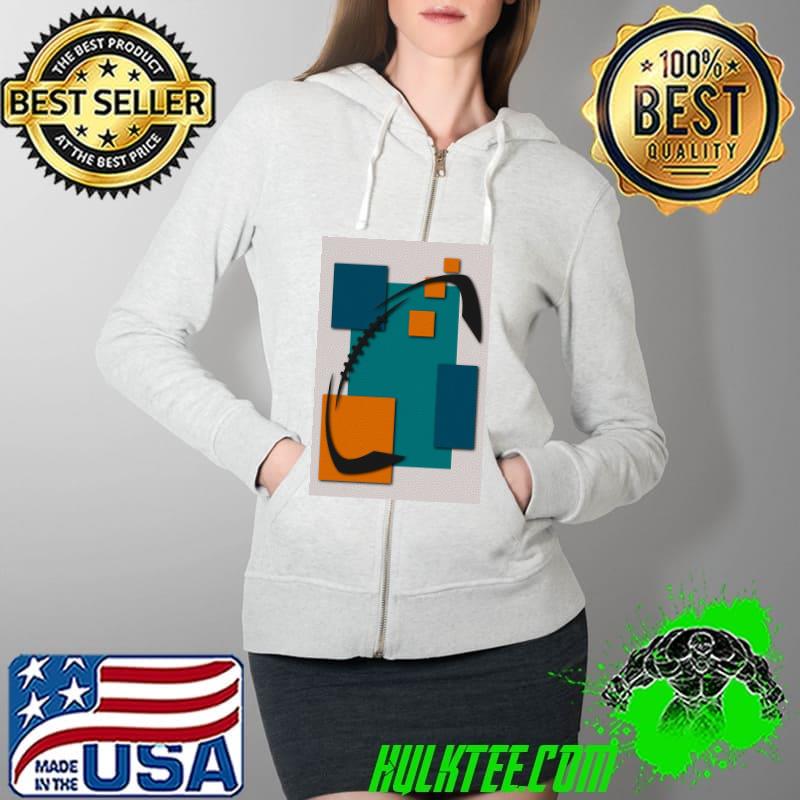 Miami Dolphins Football Shirt Full Zip Hooded Miami Dolphins Football Shirt Full Zip Hooded