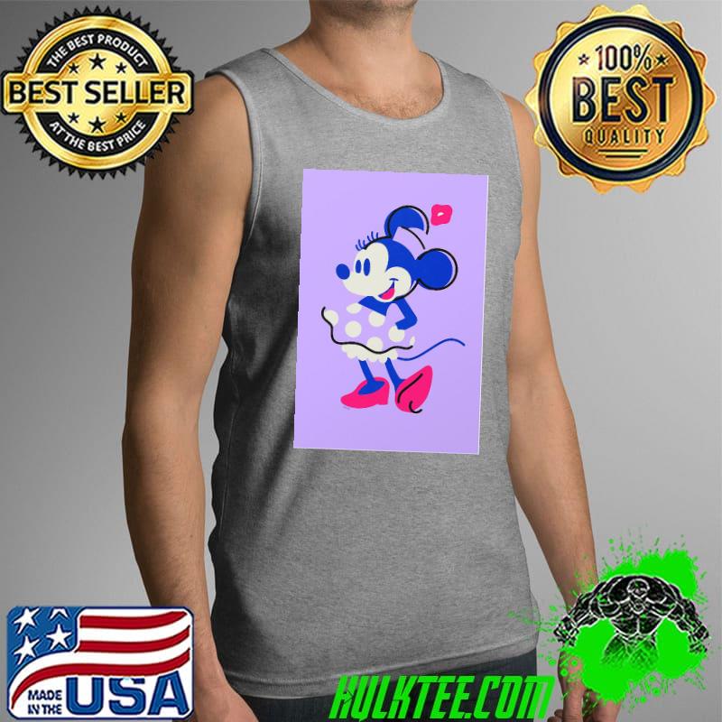 Minnie Mouse by Sabrena Khadija Disney Shirt Tank Top Minnie Mouse by Sabrena Khadija Disney Shirt Tank Top