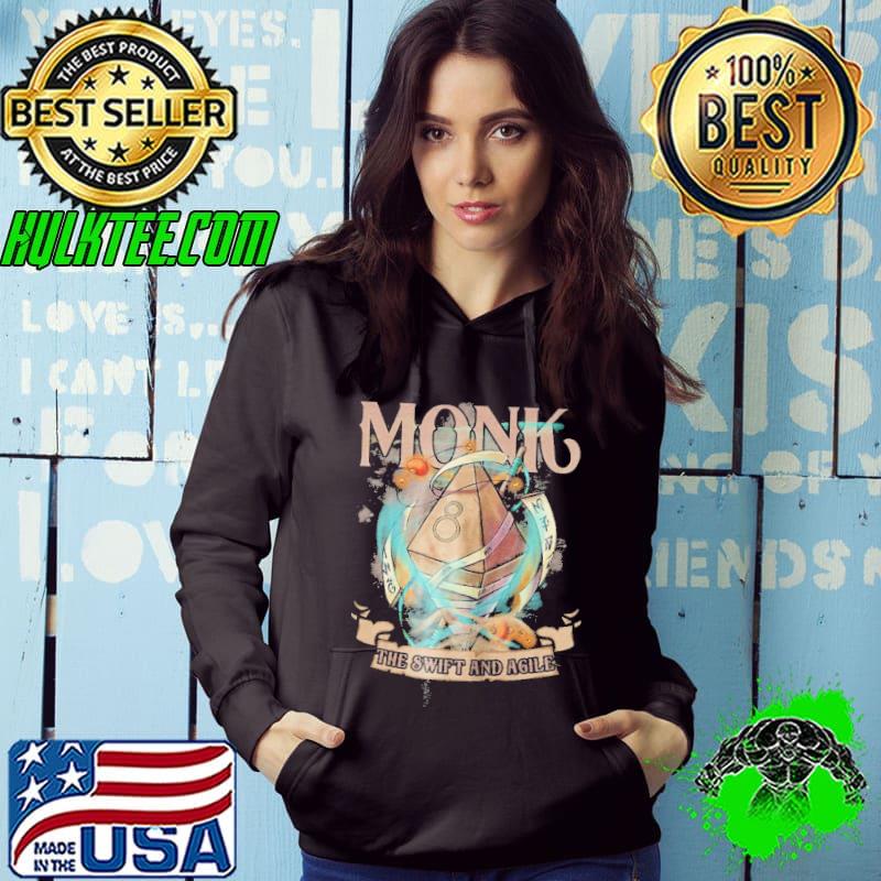Monk, The Swift and Agile Dungeons & Dragons shirt