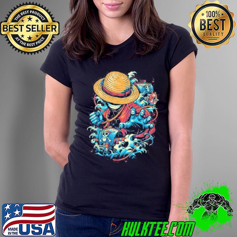 Monkey D. Luffy One Piece Shirt Ladies Tee Monkey D. Luffy One Piece Shirt Ladies Tee