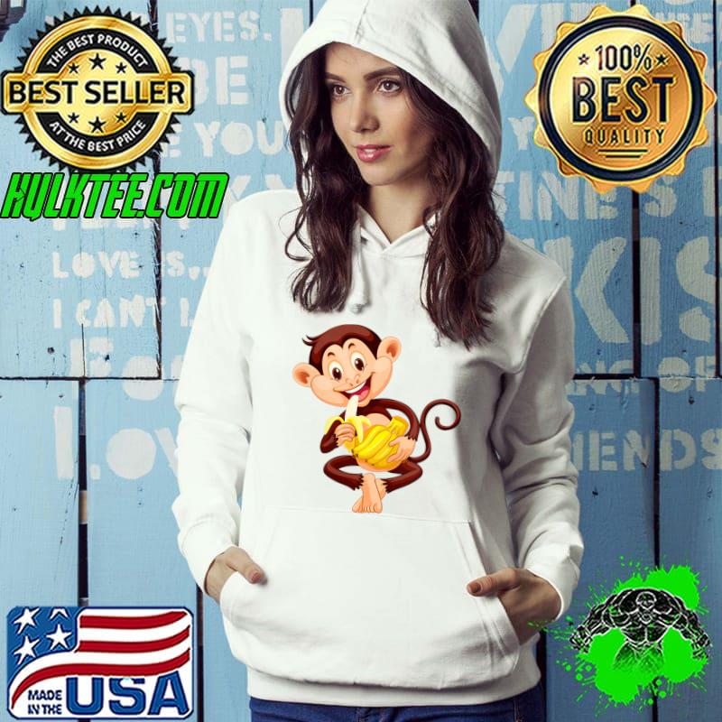 Monkey Eating Banana T-Shirt