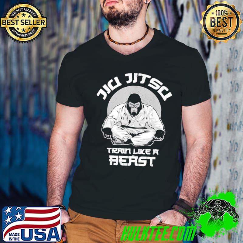Monkey Jiujitsu Train Like A Reast Shirt