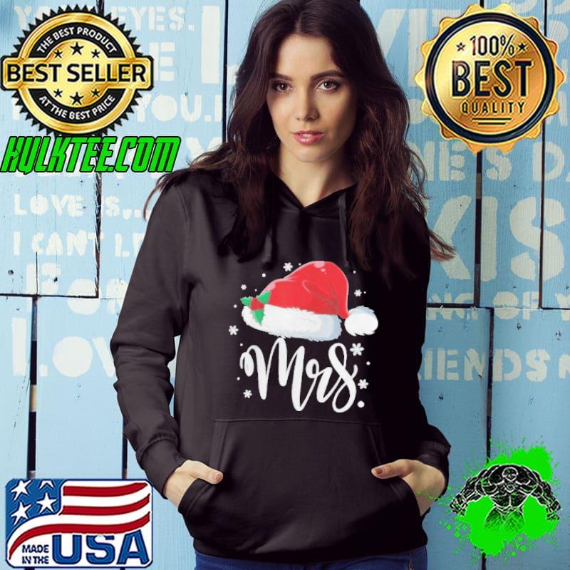 Mrs. Claus Santa Christmas Matching Couple Pajamas Shirt