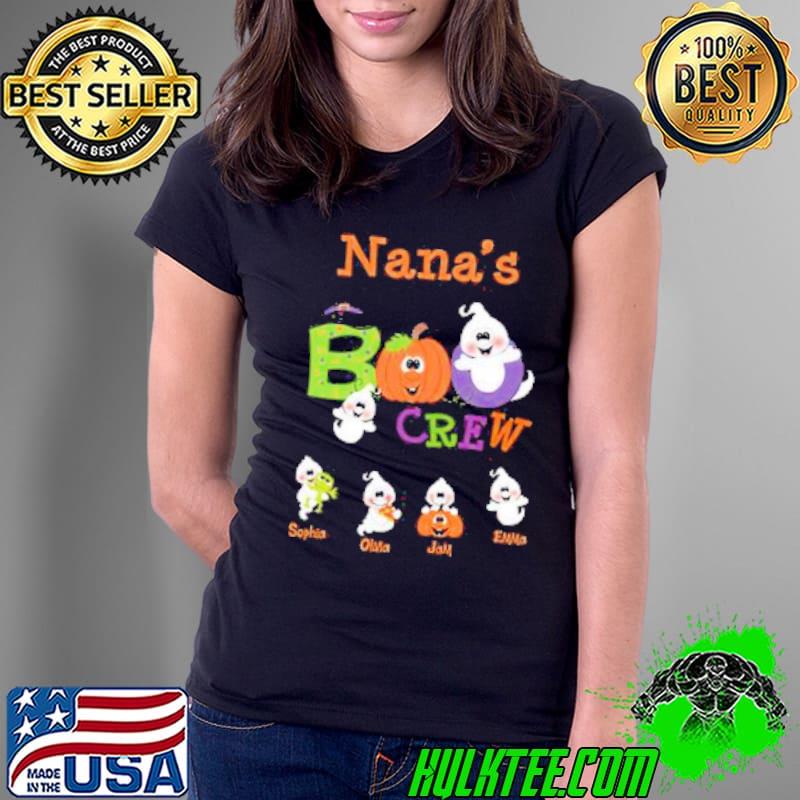 Nana's Boo Crew Pumpkin Shirt