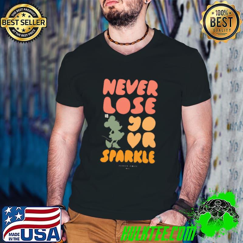 Never Lose Your Sparkle Minnie Mouse Disney Shirt Guys V Neck Never Lose Your Sparkle Minnie Mouse Disney Shirt Guys V Neck
