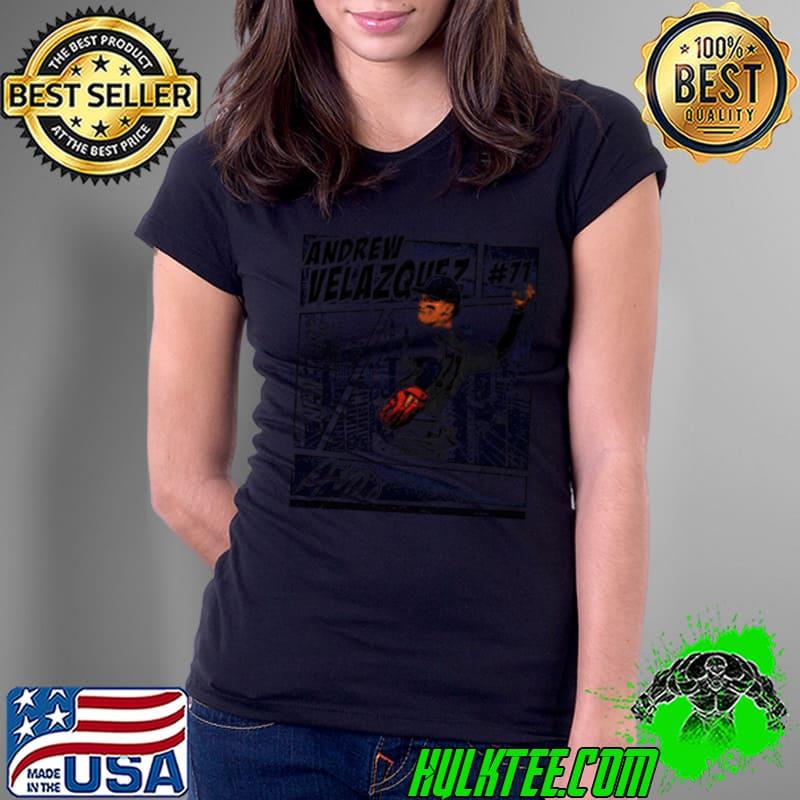 New York baseball Andrew Velazquez signature shirt