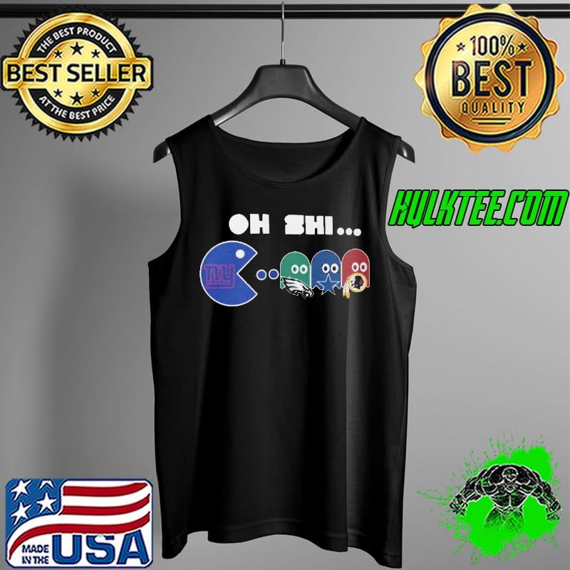New York Giants Pacman Eats Eagles Cowboys Redskins Shirt Tank Top New York Giants Pacman Eats Eagles Cowboys Redskins Shirt Tank Top