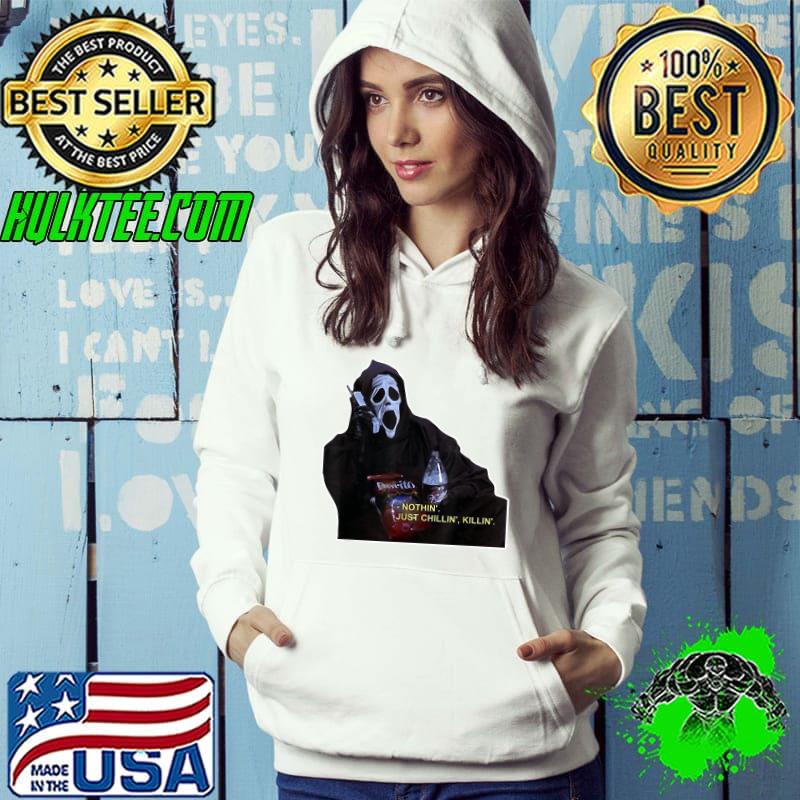 Nothing Just Chillin Killin Scream Ghost Watch Horror Movie T-Shirt