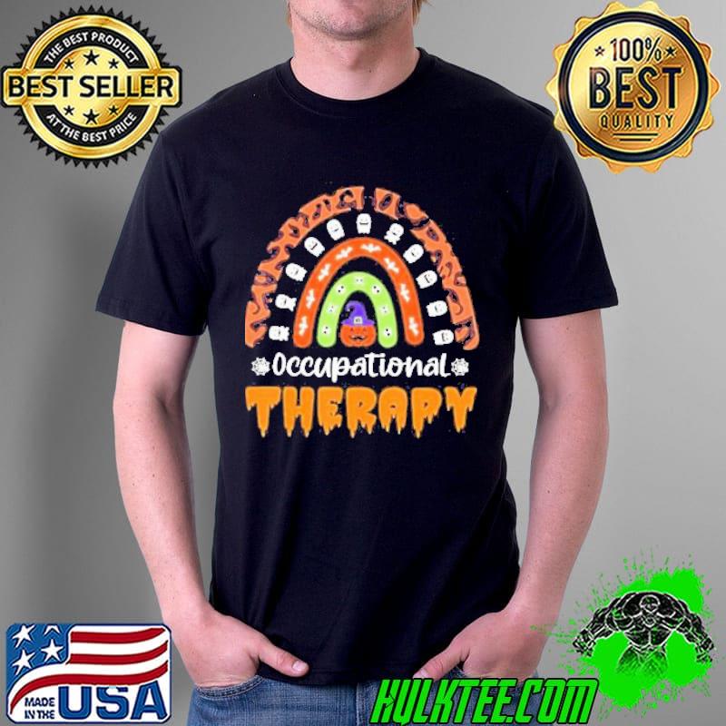 Occupational Therapy Teeth Leopardus Rainbow Happy Halloween Shirt Unisex Occupational Therapy Teeth Leopardus Rainbow Happy Halloween Shirt Unisex