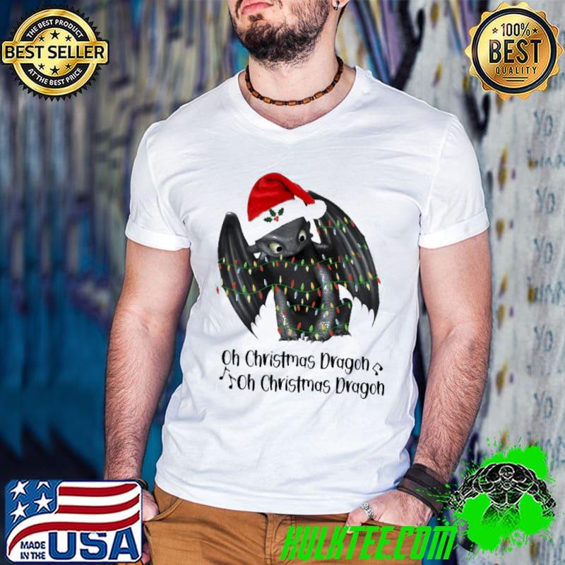 Oh Christmas Dragon Toothles Light Shirt